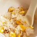 モヤシっ子's cooksnap of when they made 鶏ガラと炒り卵で♪チャーハン風混ぜご飯.