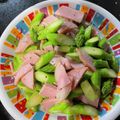 ＭＩ−ＳＡＮ's cooksnap of when they made 簡単料理！アスパラとハムのバター炒め.