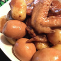 クック☆やーっ！'s cooksnap of when they made 手羽先と新メークイン たまごの煮物.