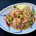 お料理ニャロメ's cooksnap of when they made ヘルシー！こんにゃくときのこの甘酢炒め.