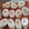 クック8B50KT☆'s cooksnap of when they made 苺ジャムとバナナのトースト.