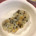 まい米。's cooksnap of when they made 【離乳食・後期】鮭と海苔ご飯おやき.