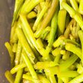 クックK3DI0Y's cooksnap of when they made 絶品☆春菊の茎のからし醤油炒め.