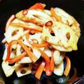 飲んだくれよーちゃん's cooksnap of when they made れんこんと竹輪のきんぴら.