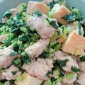 ☆３匹の子ぶた☆'s cooksnap of when they made 鶏ミンチ＋塩麹de大根葉と厚揚げの煮物.