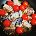 ととろ＆めい's cooksnap of when they made 鯖缶 トマト アヒージョ 早い美味い.