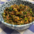 t_ohta's cooksnap of when they made 人参の葉とサバの味噌煮缶で箸休め。.