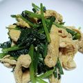 ムーミン☆ママ's cooksnap of when they made 油揚げとほうれん草のチャンプルー.