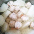 背番号３'s cooksnap of when they made ✿京風♡ふわふわ鶏団子とかぶの煮物✿.