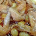 アオミズキ's cooksnap of when they made ご飯がすすむ〜♪新じゃがと手羽先の甘辛煮.