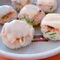 ☆３匹の子ぶた☆'s cooksnap of when they made 冷やご飯で香ばしいお焼き♪マヨチー帽子.