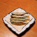 チコリママ's cooksnap of when they made 頭から尾まで丸ごと食べる♡稚鮎のから揚げ.