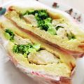 ダリア☆'s cooksnap of when they made サラダチキンとブロッコリーのサンドイッチ.
