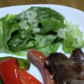 和☆2049's cooksnap of when they made ごま油香る♪レタスのねぎ塩あえサラダ.