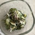 Ruriluru's cooksnap of when they made きゅうりの塩昆布チーズマヨ.