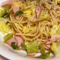 里部あみ's cooksnap of when they made 絶品！？ハムとキャベツのパスタ.