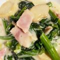 ｋｏｈｔａ18's cooksnap of when they made 簡単！ベーコンとほうれん草のクリーム煮.