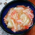 ももんじゃー's cooksnap of when they made 蕪とカニかまのあんかけ煮.