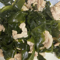 snow012's cooksnap of when they made シャキッと！生わかめと豚肉のさっと炒め.