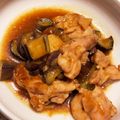 クック112A2B☆'s cooksnap of when they made 鶏もも肉と茄子の甘酢和え.