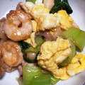 クック9933VA☆'s cooksnap of when they made 青梗菜と海老・豚肉の中華風炒め.