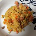 ぴんくすいか's cooksnap of when they made 麻婆豆腐の素で激うまチャーハン.