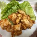 マヨメロディー's cooksnap of when they made 焼き肉だれとコチュジャンで簡単照り焼き.