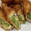 みぎなな's cooksnap of when they made ☆アスパラとチーズの豚肉巻きフライ☆.