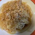 minoriloca's cooksnap of when they made 春雨と豚ひき肉の醤油炒め.