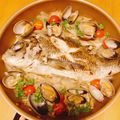 かざぴー's cooksnap of when they made 第8話 黒鯛の和風アクアパッツア.