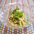 バカリャウ's cooksnap of when they made 蒸し鶏とパクチーのサラダ♡.