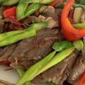 あゆときょ's cooksnap of when they made 牛肉とアスパラのＸＯ醤炒め.