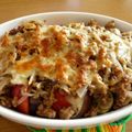 もん吉しま's cooksnap of when they made ひき肉＆なすトマトのチーズ焼き♬♫.