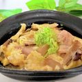 mielle's cooksnap of when they made 椎茸の旨味で☆豚バラとごぼうの卵とじ丼.