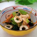 mielle's cooksnap of when they made 小松菜と人参と竹輪のナムル.