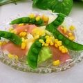 mielle's cooksnap of when they made 桃と生ハムのサラダ.