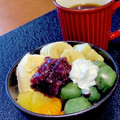 とろろ☆'s cooksnap of when they made 簡単にできる！よもぎの豆腐白玉.
