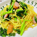 U☆kaoru's cooksnap of when they made ソーセージとほうれん草の和風パスタ.