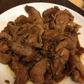 匡史さん's cooksnap of when they made ☆甘辛たれで♪簡単・豚皿☆.
