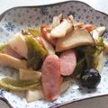 きらり流れ星's cooksnap of when they made エリンギピーマンウインナーの炒め物.