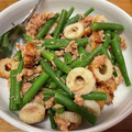 かおりった's cooksnap of when they made ✿常備菜 いんげんとツナの梅胡麻和え✿.