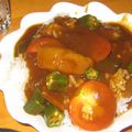 新鮮美感's cooksnap of when they made オクラカレー.