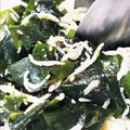 もか王子's cooksnap of when they made ＊ワカメとしらすのおかか和え＊.