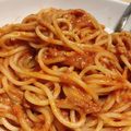 myond's cooksnap of when they made トマトジュースのスパゲッティ.