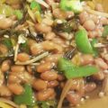 ブランシュkuu's cooksnap of when they made 納豆にピーマンのトッピング.