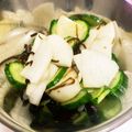 まいたけさん↑'s cooksnap of when they made 管理栄養士のかぶときゅうりの塩昆布和え.