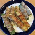 ちはるき27's cooksnap of when they made ズッキーニの豚バラ巻き.