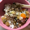 めーきち☆'s cooksnap of when they made 1才～取り分けOK✌よく食べる挽き肉丼.