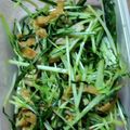 shouko料理練習's cooksnap of when they made お弁当_冷凍_水菜と油揚げ炒め.