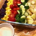 MHR2mama's cooksnap of when they made 簡単！コブサラダドレッシング・サラダ.